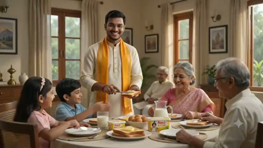 Amul Family Brand Film — key frame from the AI generated film
