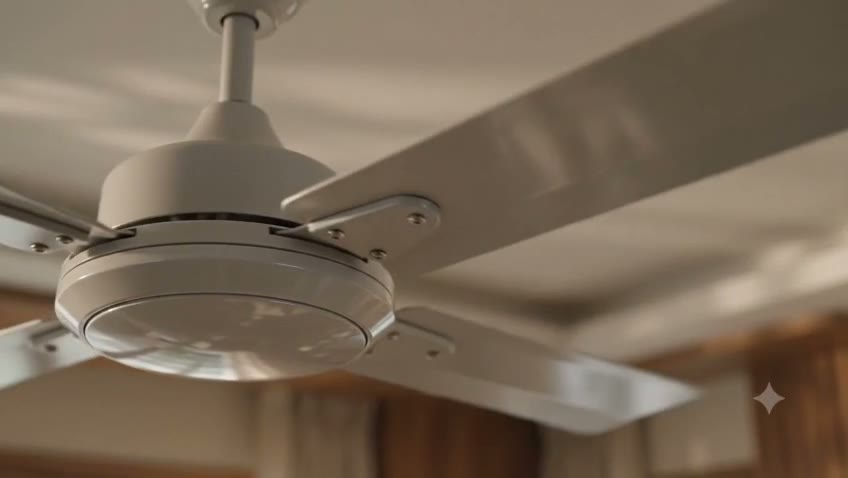 Ceiling Fan Product Commercial — key frame from the AI generated film